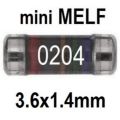 Резисторы SMD MELF 0204