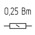 Резисторы выводные  0.25W, 0.125W
